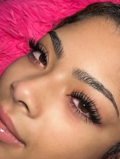 Short Lash Extensions With Bottom Lashes, Mascara Lash Extensions Look, Messy Wispy Lashes, Individual Lashes Black Women Wispy, Bottom And Top Lashes, Classic Set Lash Extensions, Wispy Cateye Eyelashes Extensions, Full Cat Eye Lash Extensions, Y2k Lashes