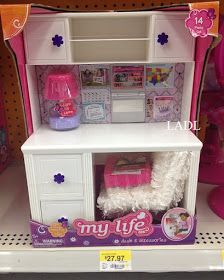 a toy doll house with furniture and accessories on display for $ 4 99 at walmart