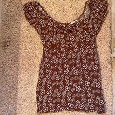 This Dress Has Never Been Worn, And New With Tags. Size Medium, Brown, Floral Dress From La Hearts. Fitted Daisy Print Mini Dress For Beach, Brown Floral Print Mini Dress For Vacation, Brown Floral Print Mini Dress For Day Out, Cute Brown Summer Dress, Spring Printed Brown Mini Dress, Brown Floral Print Mini Dress For Summer, Spring Brown Printed Mini Dress, Brown Printed Mini Dress For Summer, Cute Brown Mini Dress For Spring