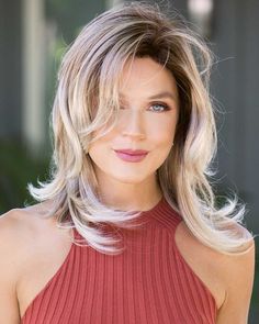 Hair Length: Fringe 7.5" | Crown 11" | Nape 9.4" Weight: 4.7-5.0 oz. Harlow from our Noriko Collection is a medium-length synthetic wig. This straight ready-to-wear wig is a layered style. This layered style will create volume and body with a flirtatious finish. Harlow is a machine made with adjustable tabs in the back nape area to allow a more comfortable fit. The result is a comfortable fit with a natural look that is both fashionable and easy to wear. | Harlow (Exclusive) | Synthetic Wig by N