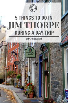 an image of a street with the words 5 things to do in j m thore during