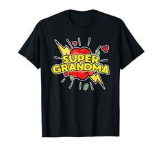 PRICES MAY VARY. Lightweight, Classic fit, Double-needle sleeve and bottom hem Personalized Grandma Tshirts, Super Mom And Dad Shirts, Grandma Shirts Personalized Svg, Grandma Grandkid Shirts, Grandma Thanksgiving Shirt, Customized Grandma Shirt, Number 1 Grandma Shirt, Super Mom T Shirt, Mothers Day T Shirts