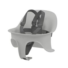 a baby seat with straps attached to it