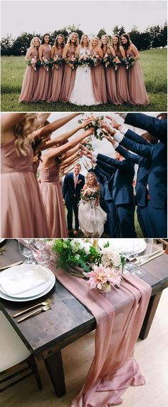 Dusty Rose And Navy Wedding Theme Dusty Rose And Navy Wedding, Rose And Navy Wedding, Dusty Rose Wedding Theme, Navy Wedding Theme, October Wedding Colors, Dusty Rose Wedding Colors, Navy Blue Wedding Theme, Wedding Color Schemes Blue, Rose Wedding Theme