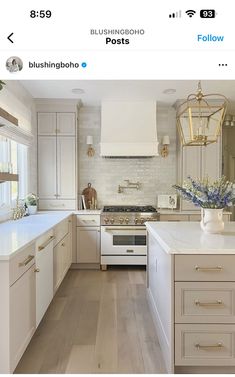 the kitchen is clean and ready to be used as an appliance for cooking