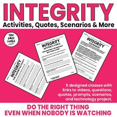 a poster with instructions on how to use integity for writing and speaking in english