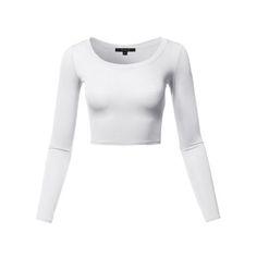 Nike Long Sleeve, Scoop Neck Long Sleeve, Workout Crop Top, Long Crop Top, Womens Basic, Long Sleeve Crop