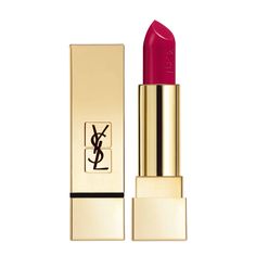 Shop Rouge Pur Couture lipstick, a rich and luxurious original lipstick from YSL Beauty for satin color with a creamy satin finish in a hydrating formula. Saint Laurent Lipstick, Yves Saint Laurent Lipstick, Ysl Rouge Pur Couture, Ysl Lipstick, Ysl Makeup, Lips Shades, Ysl Beauty, Satin Lipstick, Rock Chic