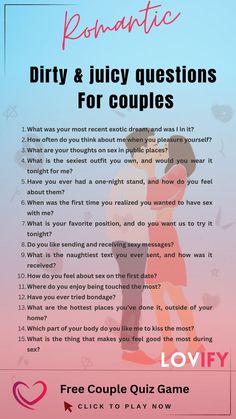 Couples Questions Dirty, Juicy Questions To Ask Your Boyfriend, Never Have I Ever Questions Juicy, Talking Phase, Mind Elevation, Fun Relationship Questions, Fun Couples Quiz, Juicy Questions, Dirty Questions