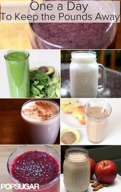 One a day will help keep the pounds away: breakfast smoothies for weight loss. Stomach Smoothie, Crossfit Equipment, Menu Sarapan Sehat, Smoothie Ideas, Breakfast Low Carb, Overnight Oat, Foods And Drinks, Diet Breakfast