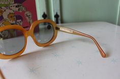 "RARE these are amazing! frame width=6.\" arm width=6\" lens width=2.25\" Retro & Me loves these sunnies!! one of a kind for sure good vintage condition 1950s-1960s made in france perfect for pool parties love super retro! Thank YOU and please feel free to ask me any ?s:) Have a lovely day!! xoxo www.etsy.com/shop/retroandme #funky" Vintage Sunglasses With Uv Protection For Parties, Vintage Sunglasses With Tinted Lenses For Party, Retro Polarized Sunglasses For Party, Vintage Tinted Sunglasses For Party, Vintage Tinted Sunglasses For Parties, Retro Sunglasses With Uv Protection For Parties, Sunglasses Big, Girl Sunglasses, Party Glasses