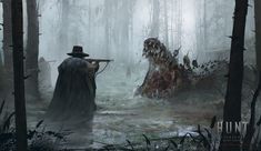 Hunt Showdown Wallpaper, Hunt Showdown, Cowboy Art, Scary Art, Fantasy Artwork, Fantasy Landscape, Horror Art, Creature Art