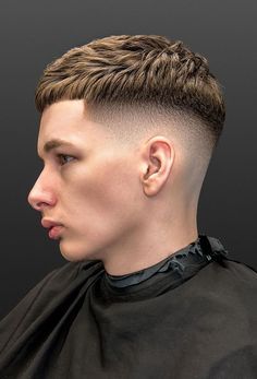 French Crop Hair Men, Mid Fade Haircut, Taper Fade Curly Hair, High And Tight Haircut, High Fade Haircut, Drop Fade Haircut, Drop Fade