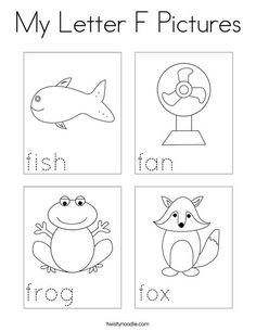 the letter f pictures worksheet