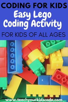 lego building blocks with text overlay that reads, how to use legos for kids