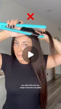 Anya | Hairstyling on Instagram: "☁️ step by step ☁️ Save to try! . . . latironcurls #viralhair #hairtrends #hairvideo #hairtips #hairtutorial #curlswithastraightener #hairtrick #haircurls #hairhacks #longhairtips #viralvideo #hairwaves #beachwaves #simplehairstyles" Soft Wave Tutorial, How To Curl Just The Ends Of Your Hair, How To Beach Wave Hair Flat Irons, Long Hair Curling Techniques, Shark Hairstyle, Beachwaver Hairstyles, How To Make Waves In Hair, How To Make Your Hair Wavy