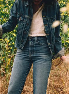 imogene + willie · sophie weston Imogene Willie, Flare Shirt, Denim Fashion Women, Womens Denim, Plain Tops, Selvedge Denim, Lost Boys, Way Down, Types Of Skirts