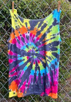 Rainbow swirl tank top, XL but runs small.  100% cotton prewashed Fitted Acid Wash Casual Tank Top, Fitted Tie Dye Cotton Tank Top, Spring Acid Wash Cotton Tank Top, Fitted Cotton Tie Dye Tank Top, Acid Wash Casual Tank Top For Spring, Spring Tie Dye Tank Top, Tie-dye Cotton Tank Top, Tie Dye Cotton Tank Top, Spring Tie Dye Cotton Tank Top