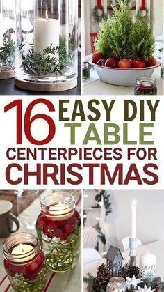 Homemade Christmas Centrepiece, Easy Christmas Table Centerpieces Simple, Centrepieces For Christmas Table, Christmas Table Decorations Diy Easy, Simple Christmas Centre Pieces, Center Piece For Christmas Party, Easy Holiday Centerpieces For Tables, Simple Holiday Centerpieces Easy Diy