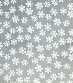 a gray and white background with snowflakes on it