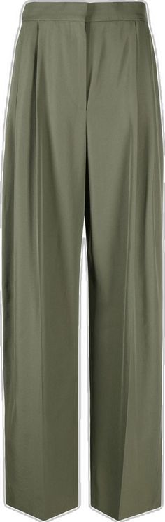 Tailored Trousers, Alexander Mcqueen, Alexander, Trousers, High Waisted, Green