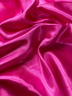 the pink fabric is very soft and shiny