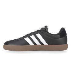 The Men's Adidas VL Court 3.0 Sneakers are a perfect fusion of style and comfort, designed to enhance your everyday look while providing the support you need for your active lifestyle. Canvas upper, Lace-up front, Rubber outsole, Synthetic leather 3-Stripes | Men's Adidas VL Court 3.0 Sneakers in Black/White/Grey Gum Size 8.5 Adidas Leather Skate Shoes With Three Stripes, Urban Sneakers With White Sole And Three Stripes Branding, Adidas Synthetic Skate Shoes With Three Stripes, Classic Black Skate Shoes With Three Stripes, Synthetic Sneakers With White Sole And Three Stripes, Urban Sneakers With Three Stripes Branding, Adidas Synthetic Sneakers With Three Stripes, Modern Sports Sneakers With Three Stripes Branding, Sporty Synthetic Sneakers With Three Stripes Branding