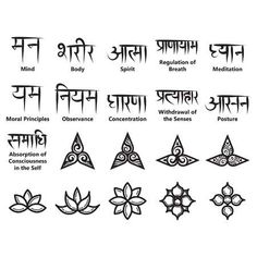 various symbols in the hindu language