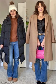 These trendy fashion casual winter outfits are perfect for cold weather! Featuring a casual trench coat outfit and a long puffer coat outfit, these winter coat and outerwear fashion looks are perfect for street style for winter 2023. Long Puffer Coat Outfit, Puffer Coat Outfit, Style For Winter, Puffer Vest Outfit, Jeans Outfit Winter