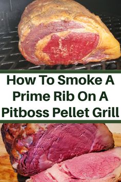 How To Smoke A Prime Rib On A Pitboss Pellet Grill Prime Rib Rub Recipe, Smoked Prime Rib Roast, Smoked Prime Rib, Prime Rib Roast Recipe, Perfect Prime Rib, Cooking Prime Rib, Rib Roast Recipe, Standing Rib Roast, Rib Recipe