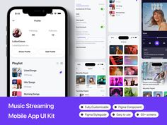 Create beautiful music apps with "Luister". This Music Player Mobile App UI Kit features ready-to-use components, minimalist designs, and flexible layouts. Perfect for music players, audio apps, or any project that needs clean and modern app design.

Music player UI design, app design templates, audio app UI, mobile music apps, simple UI for music, app development tools, minimalist app design, pre-designed music layouts, app design inspiration, music app development