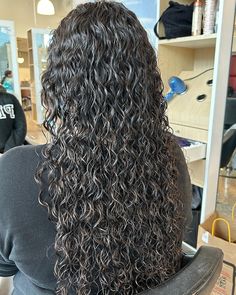 Womens Perm Long Hair, Gina Curl Perm, Curl Perm Types, Lose Perm, Braided Perm, Perm Waves, Perms Before And After, Tight Curl Perm, Curly Hair Perm