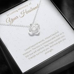 The Love Knot Necklace represents an unbreakable bond between two souls. This symbol of eternal love is a forever favorite and trending everywhere. Surprise your loved one with this gorgeous gift today! The beautiful Love Knot is crafted with brilliant 14k white gold over stainless steel, and swings from an adjustable cable chain, fastened securely with a lobster clasp. The center cubic zirconia crystal measures 6mm in diameter, and is surrounded with smaller cubic zirconia, showcasing added spa Nana Necklace, Kidney Donor, There Are No Words, Beautiful Pendant Necklace, Wife Necklace, Birthday Gifts For Grandma, Engraved Pendant, Love Knot, Knot Necklace