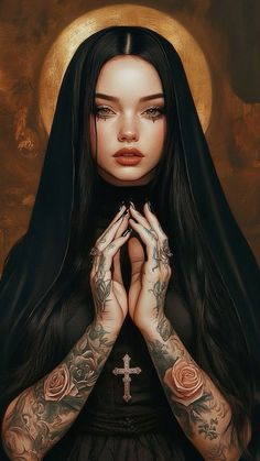 Weird Art Wallpaper, Nun Wallpaper, Vampire Woman Art, Vampire Female, Glamour Art, Abstract Art Images, Female Artwork, Dark Art Photography, Biomechanical Tattoo