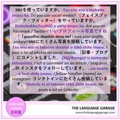 the language garage is in english and japanese