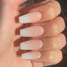 Jasmine Nails, Baby Boomers Nails, Organic Nails, Formal Nails, Nail Polish Trends, Ombre Nail Designs, Glamorous Nails, Sparkle Nails, Nail Swag