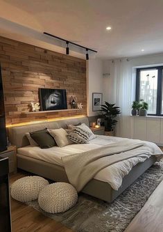 #BEAUTY, #RELATIONSHIPS #Fashion #Animals #Outfits #Winter Outfits #Animals Bedroom Design Women, Neutral Bedroom Ideas, Small Modern Bedroom, Neutral Bedroom Design, Soothing Bedroom, Bedroom Design Modern, Parents Bedroom, Decorate Bedroom, Modern Style Bedroom