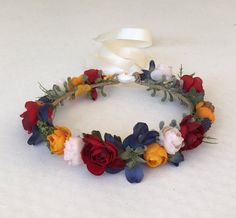 Fall Flower Crown Flower Girl Flower Crown Child by FlowerHungry Flower Girl Flower Crown, Flower Crown Flower Girl, Flower Girl Flower, Wedding October, Wedding Decors, Diy Flower Crown, Flower Headbands