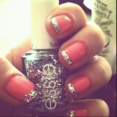 Glitter french tips Amazon Wedding, Glitter Tip Nails, Glitter French Tips, Lighting Garden, Decor Videos, Chrome Nail, French Tips, I Love Makeup, Cute Nail Designs