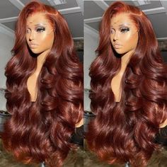 PRICES MAY VARY. 【Reddish Brown Lace Front Wig Human Hair Quality】Reddish Brown Wig Human Hair, 100% Unprocessed 10a Grade Brazilian Virgin Hair, Hd Transparent Swiss Lace, Auburn Human Hair Wig, Soft and Comfortable 【13x4 Reddish Brown Wig Human Hair Advantage】 Body Wave Lace Front Wig, 180% Density Full and Thick, Smooth and Bouncy, Can be Dyed and Bleached, Permed, Straighten and Restyle as Your Own Hair, Smooth and Draped 【Body Wave Human Hair Wig Suitable Occasions】The New Auburn Copper 13x4 Lace Frontal Wig, Suit for Daily Styles, Weddings, Appointments, Christmas Day, New Year, Theme Parties, Cosplay, Halloween, Quality Human Hair Wigs Give You Different Beauty, Easily Cope with Various Occasions, Amazing Moments 【Brown Lace Front Wigs Human Hair Cap Size】Body Wave Reddish Brown Lac Red Brown Hair Color, Reddish Brown Hair, Auburn Brown, Wig Material, Red Brown Hair, Wig Short, Wig Lace, Best Wigs, Colored Wigs