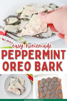 easy homemade peppermint oreo bark recipe