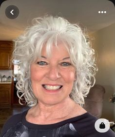 Curly Grey Hair Natural Curls With Bangs, Curly Over 50 Haircuts, Short Hairstyle Women With Bangs Curly, Curly Grey Hair Natural Curls, Hair Styls, Gray Shag, Layers Hairstyles