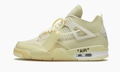 Air Jordan 4 Retro SP WMNS "Off-White - Sail" – WOWJAY Air Jordan 4 Off White, Jordan 4 Retro Off White, Jordan 4 Off White, Dr Shoes, Womens Basketball Shoes, Jordan Shoes Girls, Shoes To Buy, Buy Jordans, Jordan Shoes Retro