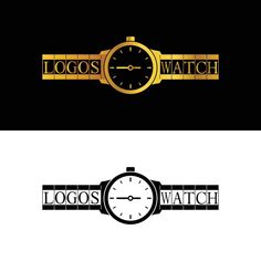 Luxury Gold Watches Logo Design Template. Suitable for watch brands or jewelry watch shops Watch Brand Logo, Brand Logo Ideas, Interesting Facts About Yourself, Men Logo, Gold Watches, Logo Design Ideas, Jewelry Watch