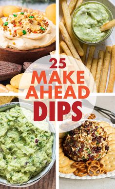 the top 25 make ahead dips