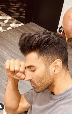 Indian Hairstyles Men, Slick Back Undercut, Back Undercut, Medium Beard Styles, Short Back And Sides, Hair Tips For Men, Side Haircut, Crew Cut Haircut, Aditya Roy Kapur