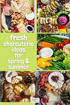 fresh charcuterie ideas for spring and summer