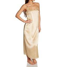 An absolutely, totally indulgent long gown of uncompromised luxury and comfort. Made of woven 100% silk satin. Flattering and comfortable fit. Darts at top sides for fit at bust. Non-stretch, fabric straps are adjustable at back with coated metal hardware. Deep vent at back of gown for easy movement. Smooth and soft, with a beautiful drape. Lightweight silk is a welcome luxury any time of year. Please note: Some fashion colors will have limited availability. La Perla Women's Seta Silk Long Night Bias Slip Dress, Beige Stone, Casual White Dress, Midi Slip Dress, Summer Party Dress, Long Gown, Fashion Colours, Price Match, Satin Fabric