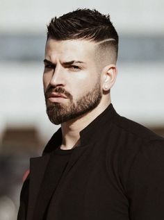 Eyebrow Cut Men, Fade Haircut With Beard, Men Fade Haircut Short, Short Hair With Beard, Mens Hairstyles With Beard, Beard Styles Short, Beard Fade, Mens Hairstyles Thick Hair, Beard Hairstyle