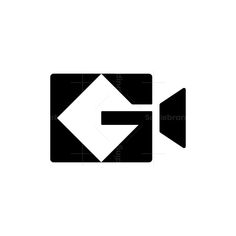 an arrow pointing to the left and right side of a black square with white arrows on it